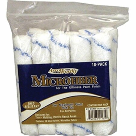 DEFENSEGUARD 6.5-MFR3CK 6.5 x 0.38 in. Microfiber - Mini Roller Cover Contractor, 10PK DE3579276